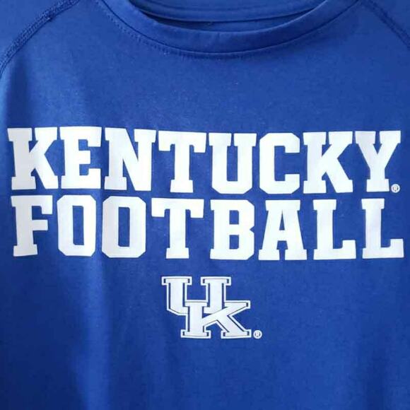 University of Kentucky UK Football Shirt XL 18-20 Womne Short Sleeve Wildcats - Picture 3 of 4